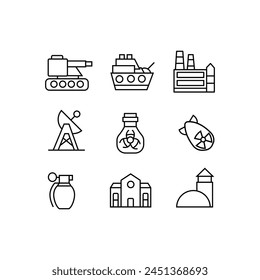 war symbol war tools icon design for graphics, logo, website, social media, UI, mobile apps, EPS10