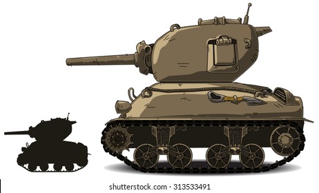 world war toons sherman tank