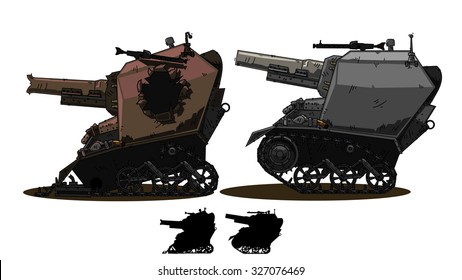 War Tank cartoon