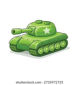 war tank cartoon in vector style, high quality tank cartoon in vector illustration