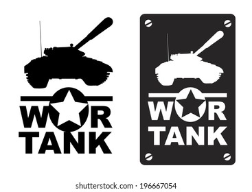 Military tank image Royalty Free Stock SVG Vector