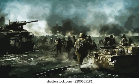 war in Ukraine, troops in fileds