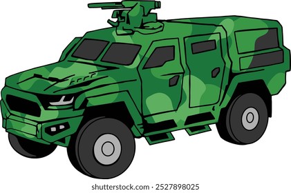war vehicle illustration vector design
