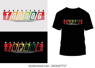 War veteran top dog Real heroes don't wear capes tags T-shirt Design,