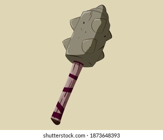 A war weapon in the form of a large, strong hammer, made of iron. Fairyland story