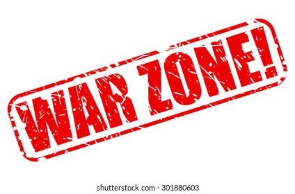 War zone red stamp text on white