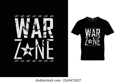 War zone t shirt design. 