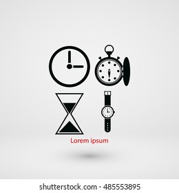 Warches icons vector, flat design best vector icon