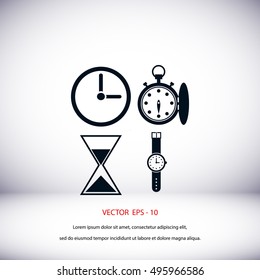 Warches icons vector, flat design best vector icon