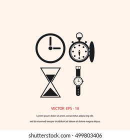 Warches icons vector, flat design best vector icon