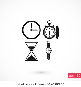 Warches icons vector, flat design best vector icon