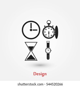 Warches icons vector, flat design best vector icon