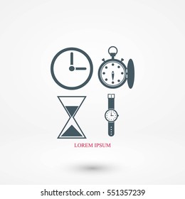 Warches icons vector, flat design best vector icon