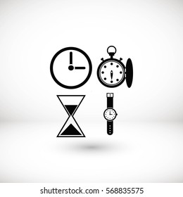 Warches icons vector, flat design best vector icon