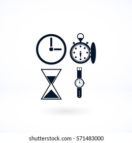 Warches icons vector, flat design best vector icon