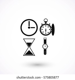 Warches icons vector, flat design best vector icon