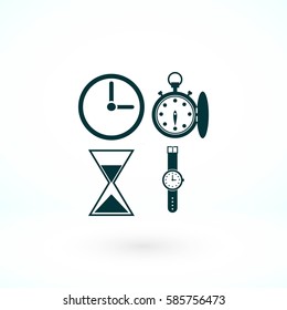Warches icons vector, flat design best vector icon