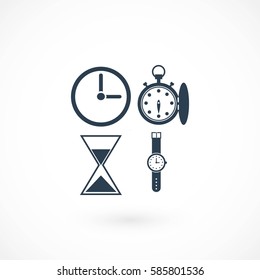 Warches icons vector, flat design best vector icon
