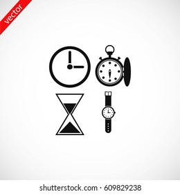 Warches icons vector, flat design best vector icon