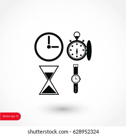 Warches icons vector, flat design best vector icon