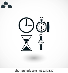 Warches icons vector, flat design best vector icon