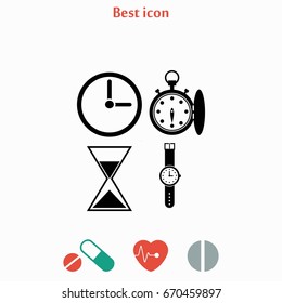 Warches icons vector, flat design best vector icon