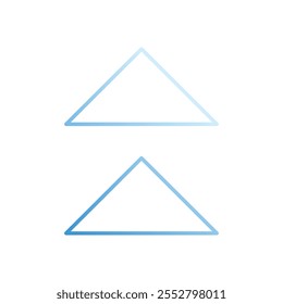 Ícone de vetor de Ala para Cima ilustração de stock