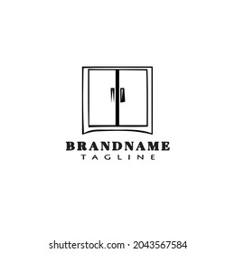 wardrobe cartoon logo icon design template modern vector