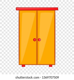 Wardrobe icon in cartoon style isolated on background for any web design 