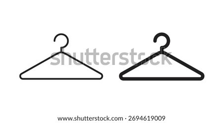 Wardrobe icon concept. Logo symbol for web and mobile. Pixel Perfect.
