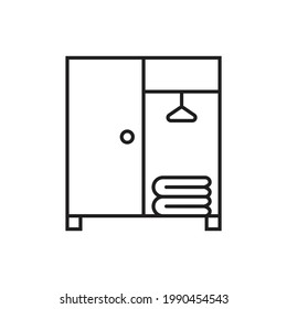Wardrobe icon design vector illustration