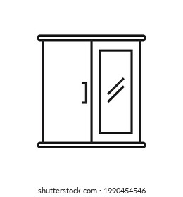 Wardrobe icon design vector illustration