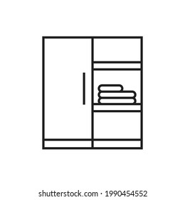Wardrobe icon design vector illustration