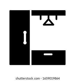 wardrobe icon design vector template