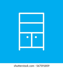 wardrobe icon illustration isolated vector sign symbol