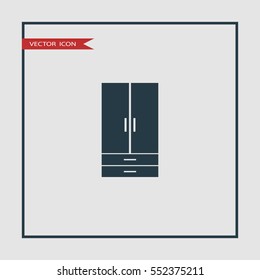 wardrobe icon illustration vector illustration, can be used for mobile and web design.