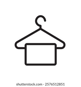 Wardrobe icon Outline vector for web ui