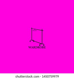 wardrobe icon sign signifier vector
