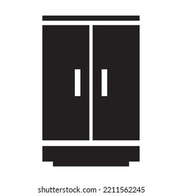 wardrobe icon vector design template