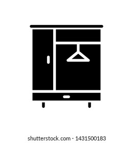 Wardrobe icon vector design templates