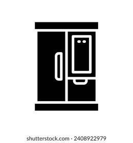 wardrobe icon. vector glyph icon for your website, mobile, presentation, and logo design.