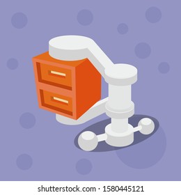 wardrobe icon vector, wardrobe illustration design.