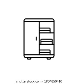 Wardrobe Icon Vector Illustration Design 