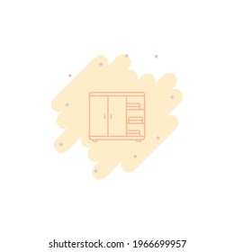 Wardrobe Icon Vector Illustration Design

