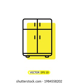 Wardrobe Icon Vector Illustration Design
