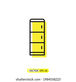 Wardrobe Icon Vector Illustration Design
