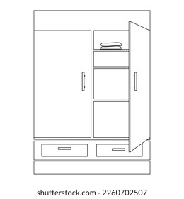 wardrobe icon vector illustration design
