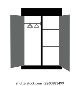 wardrobe icon vector illustration design