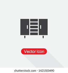 Wardrobe Icon Vector Illustration Eps10