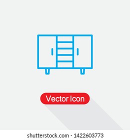 Wardrobe Icon Vector Illustration Eps10